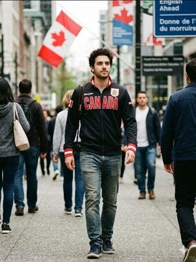 Vintage Mondetta Canada Full-Zip Track Jacket -  - Size Medium